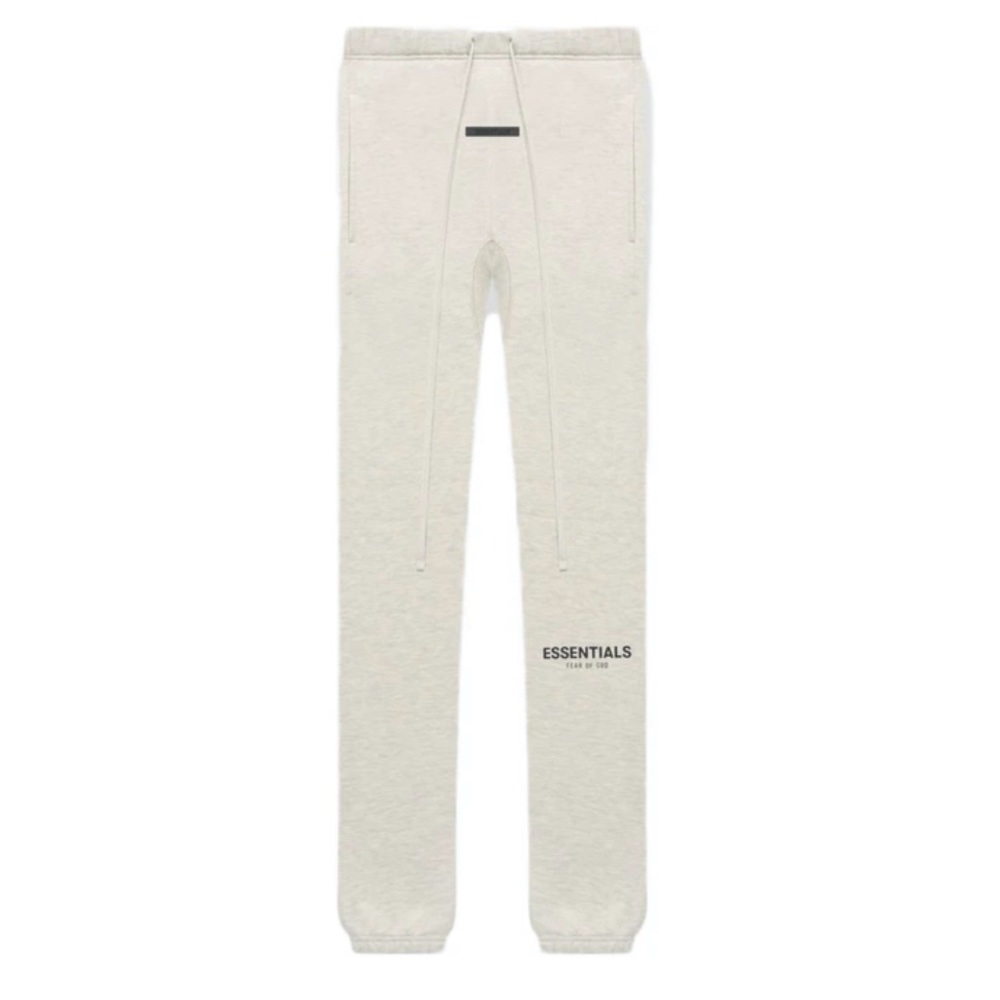 Fear of God Essentials Sweatpants in Light Heather Oatmeal Gray